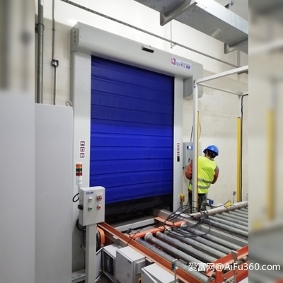 宁波车间联动快速门与AGV小车的智能协同应用